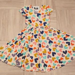 Girls' Dot Dot Smile Dress ❤🧡💛💚💙💜 Size 12/14
